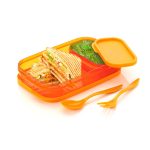 2044 Premium Lunch Box for kids for school and picnic. Containers with Spoon and fork.