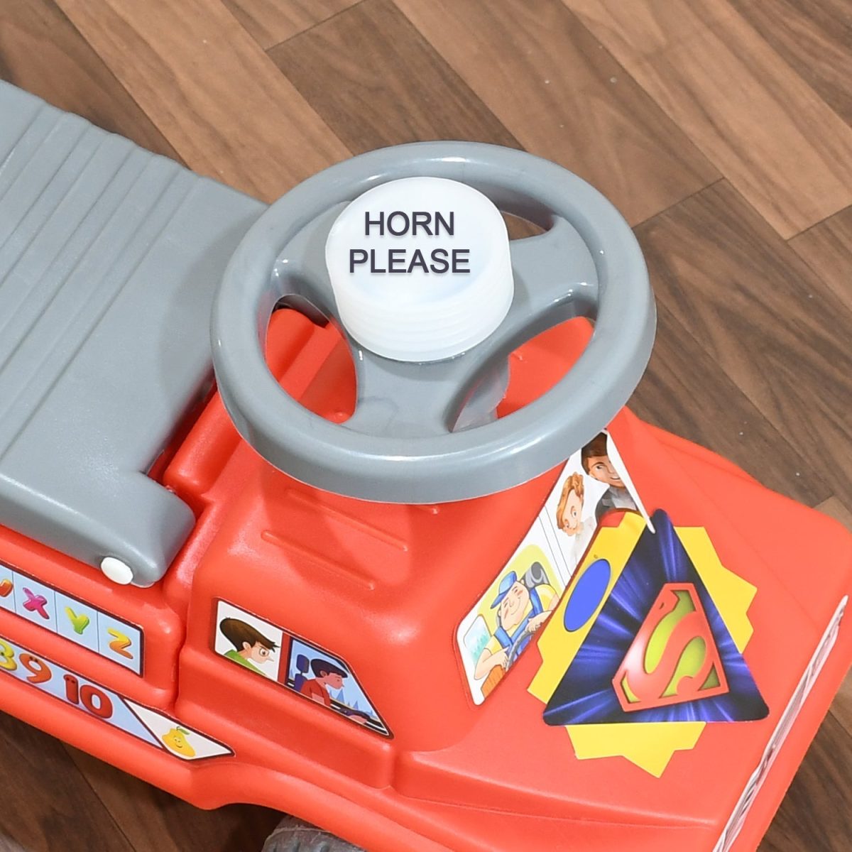 4590  Kids Baby City Ride on Push Car Ride with Backrest Musical Horn For Children Kids Toy Ride-on, Kids Toys Toddler Baby Toy Baby Car Suitable for Kids Boys/Girls