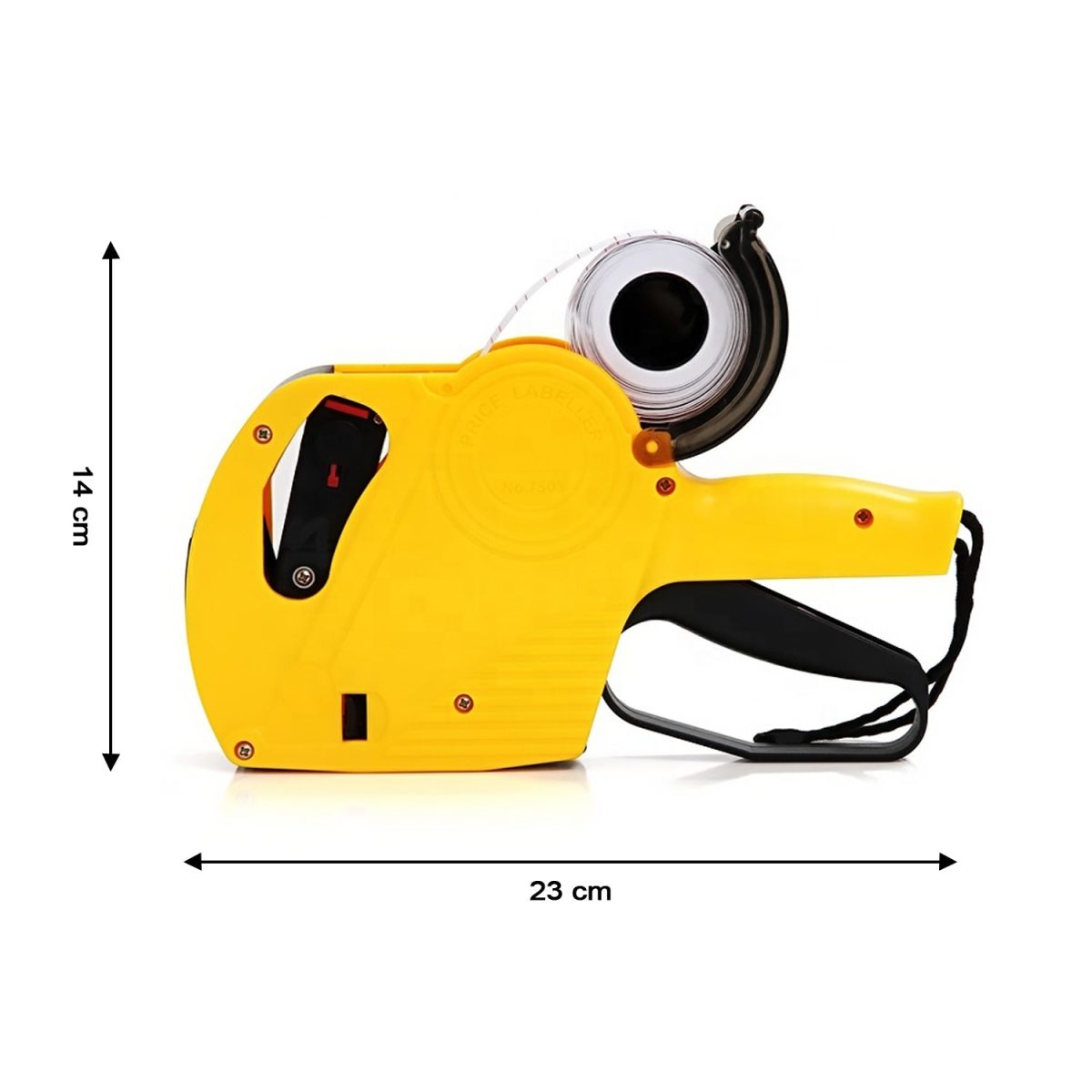 9028 Price Labeller Gun widely used in departmental stores and markets for price tagging among customers.