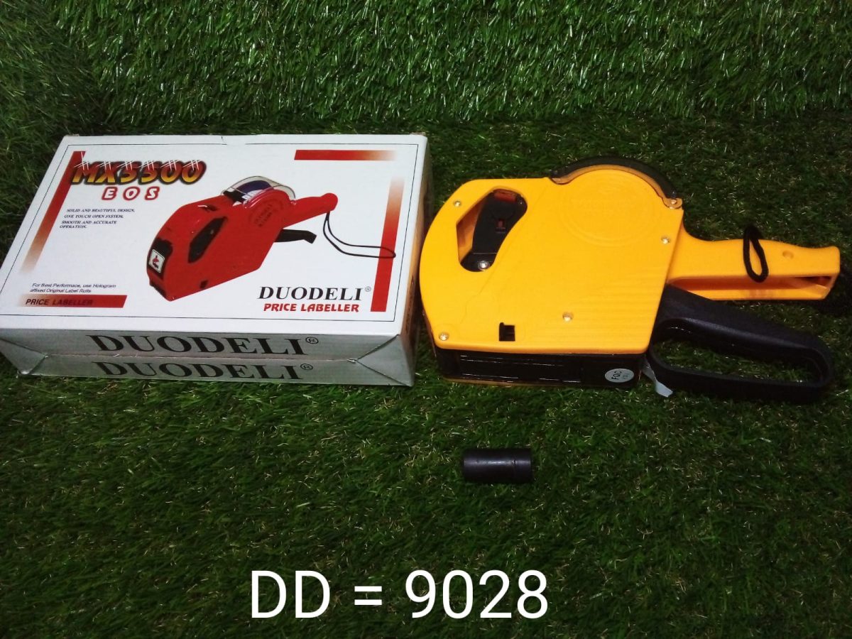 9028 Price Labeller Gun widely used in departmental stores and markets for price tagging among customers.